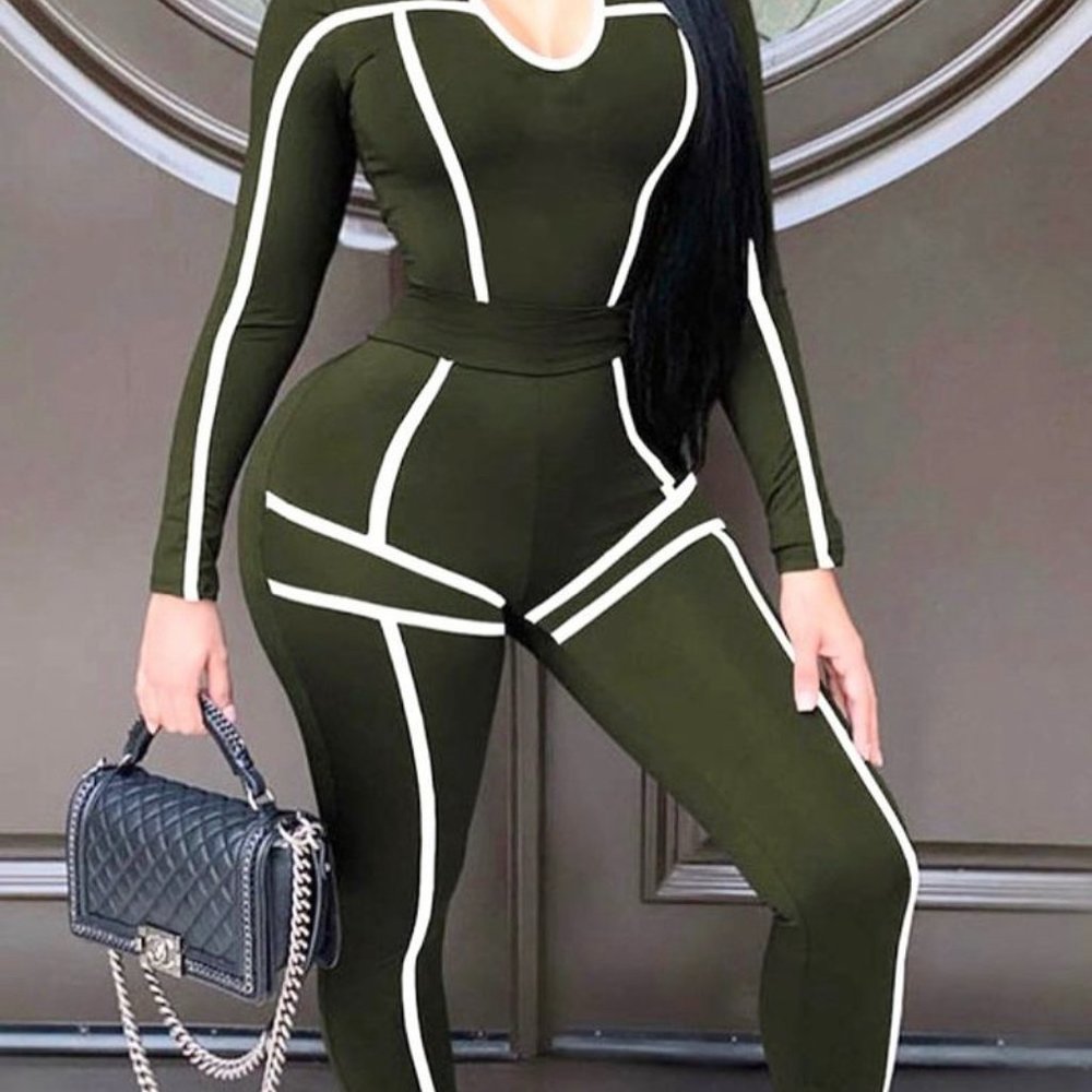 Olive Green two piece